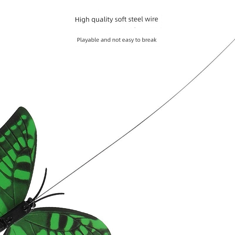 Cat Toy Automatic Cat Teaser Electric Rotate Bird Butterfly Toys Consumes Physical Strength Play Self-Hi Relieving Stuffy Handy Gadget