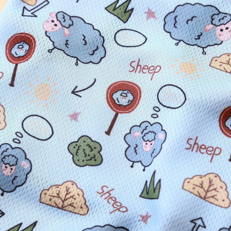 Cartoon Cute Pet Dog Costume Print Dog Sweatshirt Breathable Chihuahua Teddy Tank Top XS-2XL