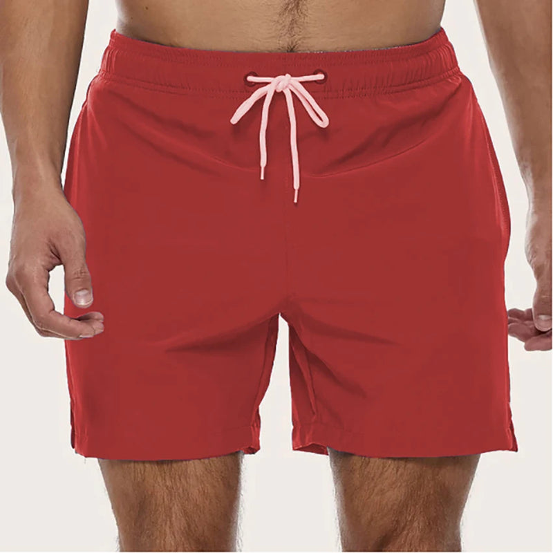 Men Swimwear Swim Shorts Trunks Beach Board Shorts Swimming Pants Swimsuits Mens Running Sports Surffing Shorts
