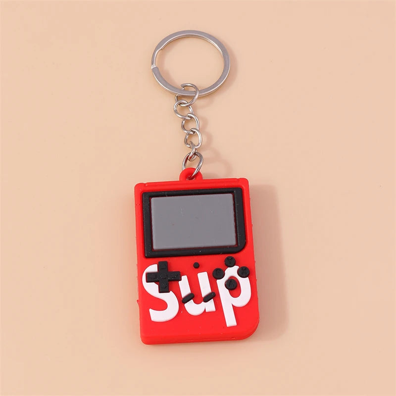 Cute Game Machine Keychains Resin Game Console Charms Keyrings Souvenir Gifts for Women Men Handbag Pendants Key Chains