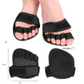 1 Pair Adjustable 5 Finger Half Palm Forefoot Cushion Thumb Toe Eversion Overlapping Hammer Shaped Toe Splitter Foot Care Tools