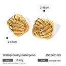 Uworld Minimalist Bold Knot Stud Earrings Thread Ear studs Everyday Statement Earrings  Minimalist Jewelry Gift For Her