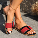 Plus Size 36-43 Shoes for Women Summer Fashion Women's Slippers Open Toe Flat Beach Outside Non-slip Sandals Women Shoes