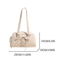 Y2k Red Handbag Purse for Women Girls Aesthetic Japanese Shoulder Bag Faux Leather Tote Bag PU Underarm Top Handle Clutch Bag