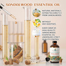 زيوت عطرية إيفوك أوكي، ١١٨ مل/٤ أونصة سائلة، زيت خشب الصندل الفاخر، مُستخدم في أجهزة نشر الروائح، وتنقية الهواء، والبشرة، والشعر، وصناعة الصابون والشموع.