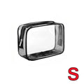 Transparent Cosmetic Bag PVC Women Zipper Clear Makeup Bags Beauty Case Travel Make Up Organizer Storage Bath Toiletry Wash Bag