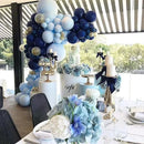 72Pcs Blue Balloon Garland Arch Welcome Baby Shower Valentines Day Birthday Party Wedding Decorations