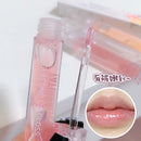 Brillo labial hidratante, brillo labial impermeable, brillo labial líquido, brillo labial transparente, maquillaje coreano para mujeres.