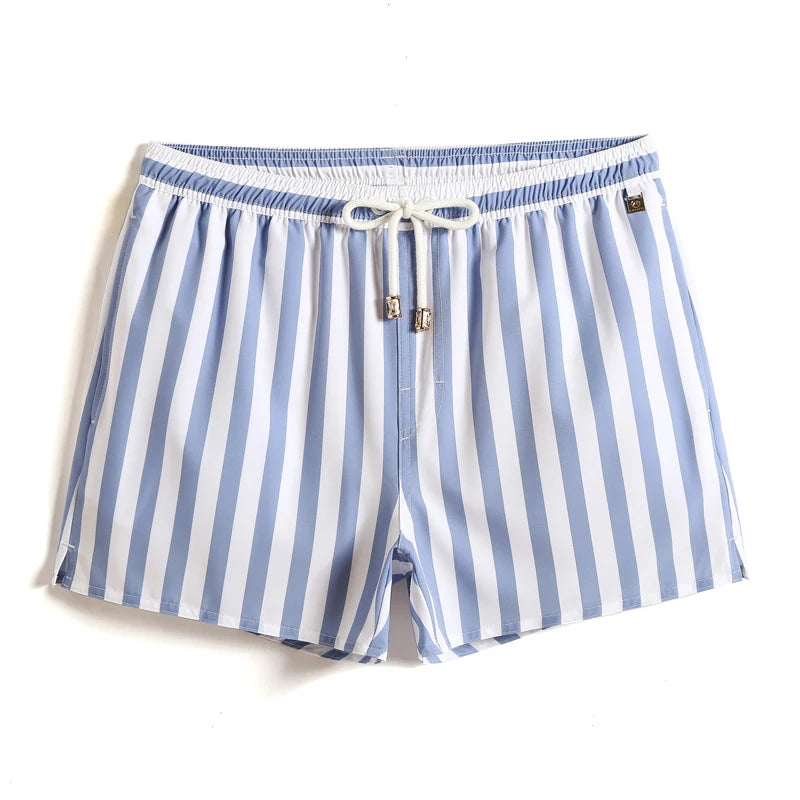 New Style Men Stripe Shorts Quick Drying Baggy Male Summer Shorts Men Fashion Beach Shorts Men Board Shorts GMA2039