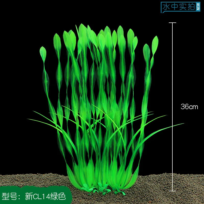 40cm Tall Artificial Aquarium Plants for Aquarium Ornament Underwater Plants Water Seaweed Fish Tank Decoration