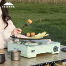 South Korea Portable Gas Stove Household Portable Cass Stove Travel  Windproof Barbecue Stove Hot Pot
