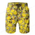 Duck Beach Shorts Kids Summer Swimwear Shorts Breathable Surfing Board Shorts Quick Dry Casual Sportwear Swim Trunks Boy