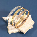 Unisex Minimalist Stainless Steel Bracelet for All Seasons Hot-Selling Personalized Design with One Heart and Diamond