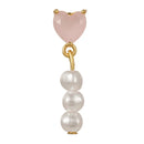 Pendientes de botón con forma de flor, estrella y corazón de circonita brillante de estilo coreano para mujer