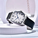 Rolls Timi New Brand Square Dial Quartz Men's watches 50M Waterproof Business Genuine Leather Man watch Japan VH31 Luxury Watch