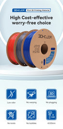 3DHOJOR PLA Filament 1.75mm 1KG Spool Upgraded PLA 3D Printer Filament High-Speed Printing 3D Printing Material PLA 3D Filament