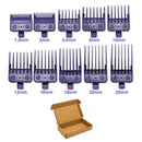 Professional electric hair clipper comb 10PC Purple Limit Comb Suitable for M10, R77F, 2020C, KULILANG, WMARK, BRCILIP Barbers ﻿