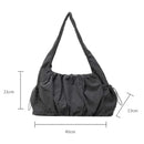 Nylon Cloth Bag Women Tote Bag Large Capacity Summer 2024 New All-Match Ins One-Shoulder College Student Class Bag Lady Handbag