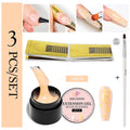 2/3pcs Extension Nail Polish Set Clear White Pink Gold Foil Glitter Quick Builder Gel Uv Led Nail Glue Nail Tips Extension Kit
