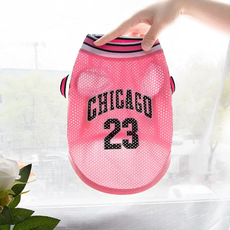 Dog Mesh Clothes Breathable Vest Schnauzer Teddy Sport Large Dog Pet Cat Shirts Clothing Puppy T-Shirts for Small Large Dogs