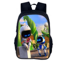 Astro bot student Bookbag Notebook School Backpacks 3D Print Oxford Waterproof Boys/Girls Travel Student Backpacks