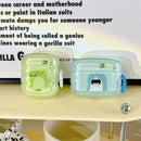 Cute Cartoon Wave Lovers Cover For Apple Airpods Pro 2nd Fashion Smile Heart Earphone Protector Cases for Airpods 1 2 3 Keyring