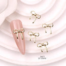 TSZS 10pcs Luxury Kawaii Bow Nail Art Charms 3D Japanese Alloy Bow Tie Jewelry Nail Rhinestone Decoration DIY Access