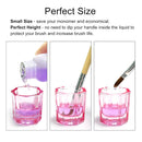 Nail Tool Crystal Cup Small Octagonal Crystal Cup Lidless Making Crystal Nail Liquid Cup Mixing Cup Set