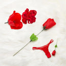 Valentines Day Ladies Romantic Women's G-String Sexy Underwear Lingerie Rose Panties Thongs Briefs V-string
