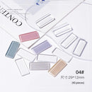120/40/1pc Solid Glass Color Nail Art Display Board Tips Card Manicure Tools UV Gel Polish Palette Color Chart Nails Practicing