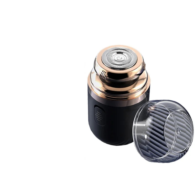 Portable Mini Electric Shaver Nose Hair Trimmer 2-in-1 Rechargeable Men's Nose Hair Removal Shaver New Style Knife Men's Razor