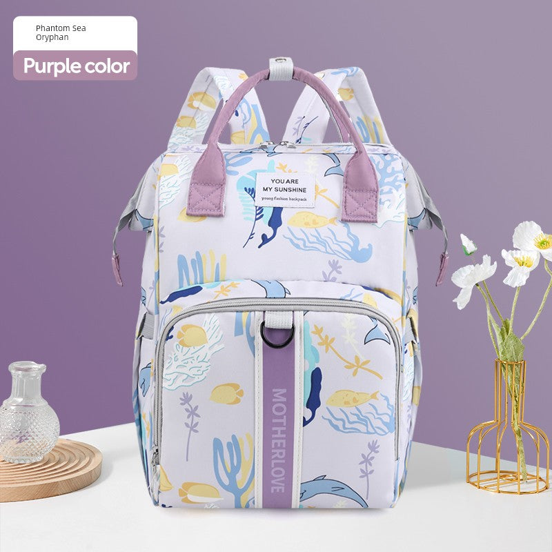 حقيبة مومياء خفيفة الوزن ذات سعة كبيرة للأم والطفل