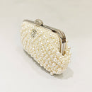 JXL Pearls Tassels Handbag Purse Clutch For Woman Luxury Beaded Evening Dresses Bags