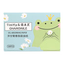 Papel absorbente de aceite, papel absorbente de aceite, papel absorbente facial, papel absorbente facial, almohadillas de algodón para limpieza facial.