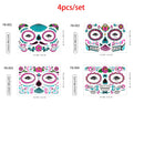 Face Festival Tattoo Costume Party Stickers Halloween Waterproof Temporary Tattoo Stickers Makeup Body Dress Up Decoration
