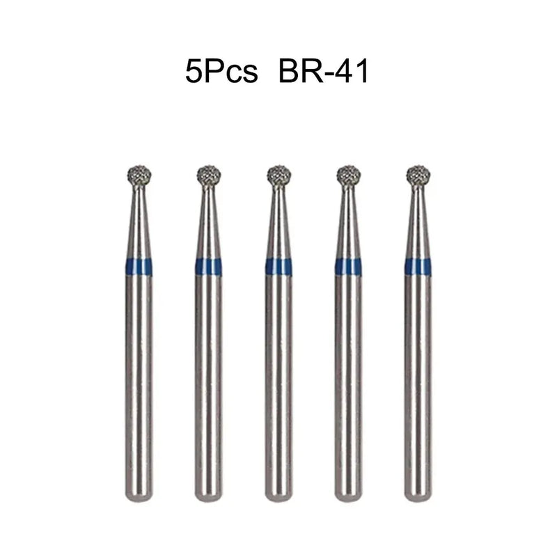 5Pcs/Bag Dental Diamond Burs Drill FG 1.6mm Bur For High Speed Handpiece Denspay Dental Bur Polishing Whitening Lab Material