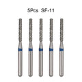 5Pcs/Bag Dental Diamond Burs Drill FG 1.6mm Bur For High Speed Handpiece Denspay Dental Bur Polishing Whitening Lab Material
