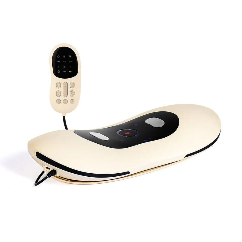 جهاز تدليك كهربائي لشد أسفل الظهر، جهاز تدليك اهتزازي قابل للتعديل للخصر، يدعم العمود الفقري، جهاز تدليك الظهر، جهاز تدليك الخصر