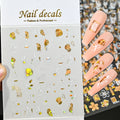 1 Pc Nail Strip Stickers Black/Gold/Rose Gold/Silver Metal Strip Tape Nail Art Adhesive DIY Foil Tips Nail Sticker Decals NK11