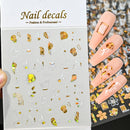 1 Pc Nail Strip Stickers Black/Gold/Rose Gold/Silver Metal Strip Tape Nail Art Adhesive DIY Foil Tips Nail Sticker Decals NK11