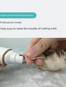 Sugar Glider Nail Piercing Device Electric Nail Scissor Small Pet Flying Hamster Squirrel Parrot Hedgehog Scissors No Hook Safety Sound