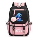 Disney Lilo Stitch Backpacks Teenager USB Charging Laptop Backpack Women Men Rucksack Travel Bag Mochila