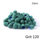 5/10/20pcs 13*19mm Nail Sanding Caps Nail Drill Bit Sanding Bands for Gel Remover Pedicure Caps Nail Polishing Manicure Tools