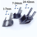 Replacement 1-7mm/7-24mm/24-42mm Comb Compatible with Philips Norelco HC9450 HC9490 HC9452 HC7460 Hair Beard Clipper Trimmer