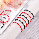 Handmade 7 Knots Red String Bracelet For Couple Protection Good Luck Amulet for Success Rope Braided Bracelet Jewelry Gifts