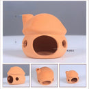 Fish Tank Landscaping Clay Pot Shrimp Cixi Dodging Tank Breeding Fish Nest Shaped Rock Aquarium Supplies