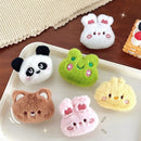 1PCS Cute Animals Frog Bear Panda Brooch Plush Rabbit Kawaii Badges Good Quality Pin For Kids Party Gifts Decoration On Bag Hat