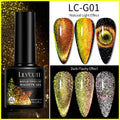 LILYCUTE 7ML 9D Cat Magnetic Gel Polish Set Semi Permanent Soak Off UV LED Glitter Nails Magnet Stick Black Gel Needed