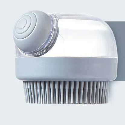 Silicone Shampoo Head Scalp Massage Brush Silicone Body Brush Hair Washing Comb Bath Spa Shower Brush Add Liquid Bathing Brush