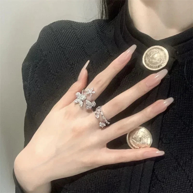 24pcs Wine Red Long Round Coffin Fake Nails With Glue Finished Art Full Cover Artificial Wearing False Nails Press On Nails Set